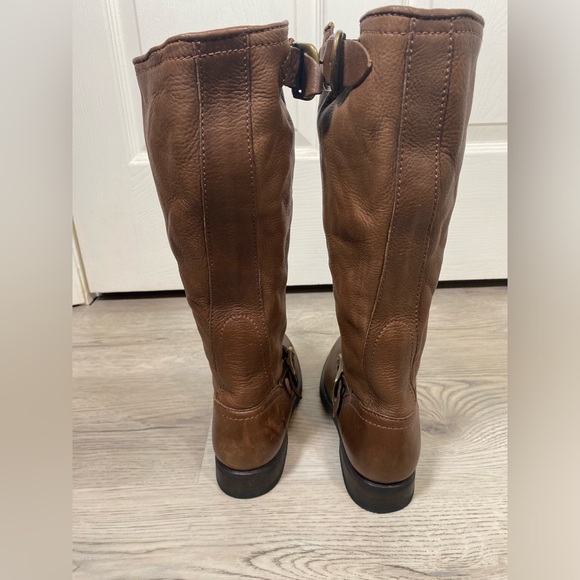 Frye Boots Veronica Slouch size 7 brown soft leather tall - Picture 4 of 16